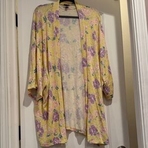 Torrid Floral Kimono Cardigan
